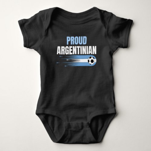 Argentina World Cup Champions 2022 Proud Baby Bodysuit