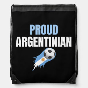 Argentina World Cup Champions 2022 Proud Drawstring Bag