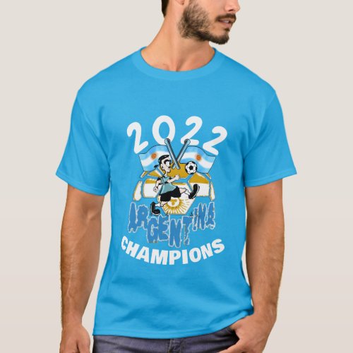 Argentina World Soccer Champions 2022 T_Shirt