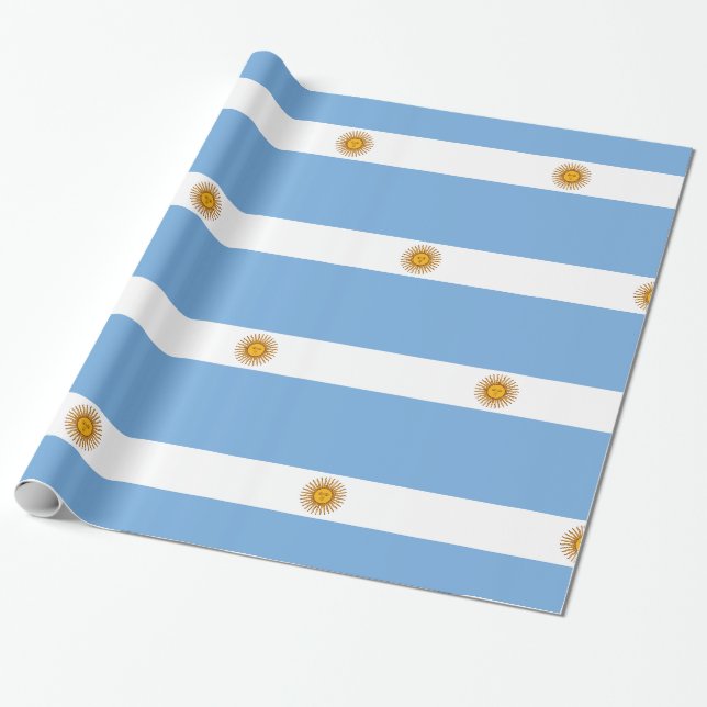 Argentina Wrapping Paper (Unrolled)