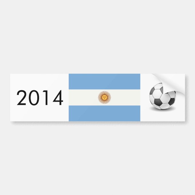 ARGENTINA - year template Bumper Sticker (Front)