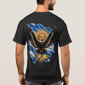 Argentine Andean Condor Malvinas Flag Sol de Mayo T-Shirt