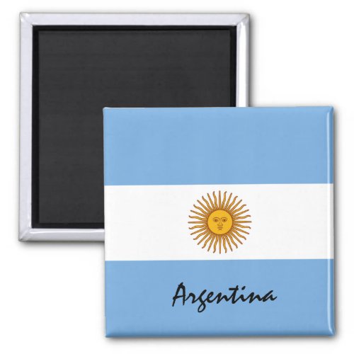 Argentine flag  Argentina holidaysports fans Magnet