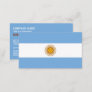 Argentine Flag, Flag of Argentina Business Card