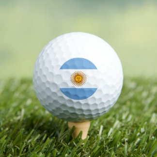 Argentine Flag, Flag of Argentina Golf Balls