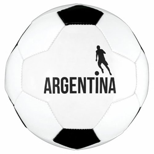 Argentine Flag soccer player uses dot as a ball   