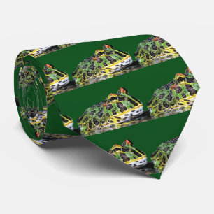 Argentine horned frog tie