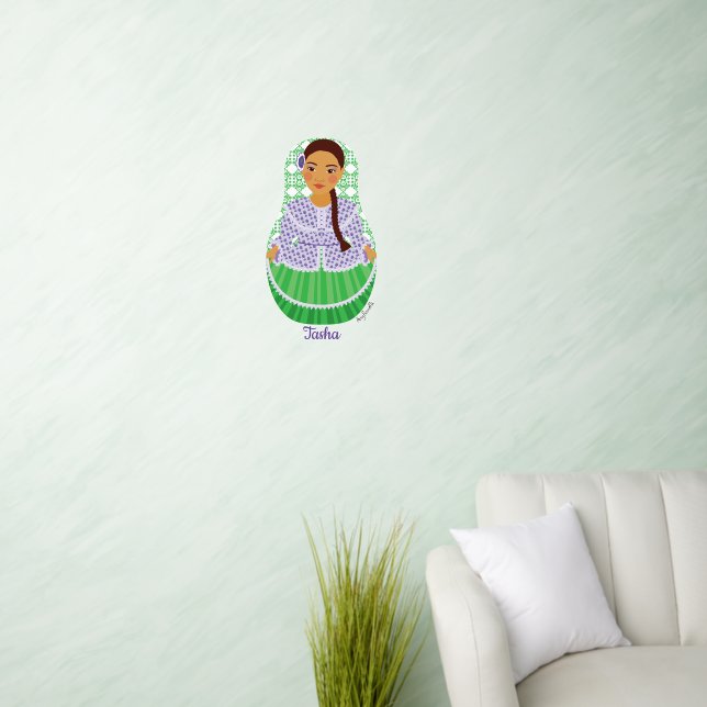 Argentine Matryoshka Wall Decal (Living Room)