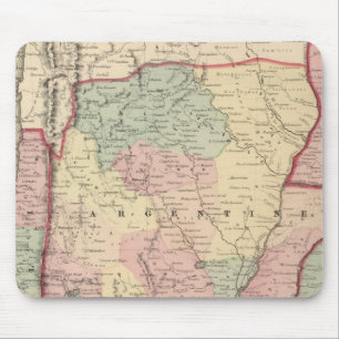 Argentine Republic, Chili, Uruguay and Paraguay Mouse Pad
