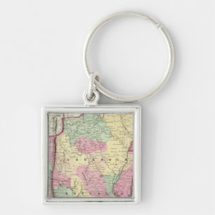 Argentine Republic, Chili, Uruguay & Paraguay Keychain