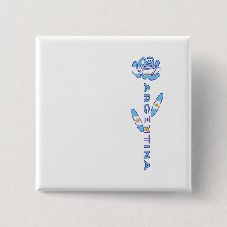 Argentine Rose Button