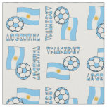 Argentine Soccer Ball and Flag Fabric
