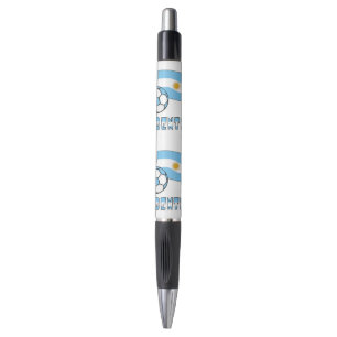Argentine Soccer Ball and Flag Pen