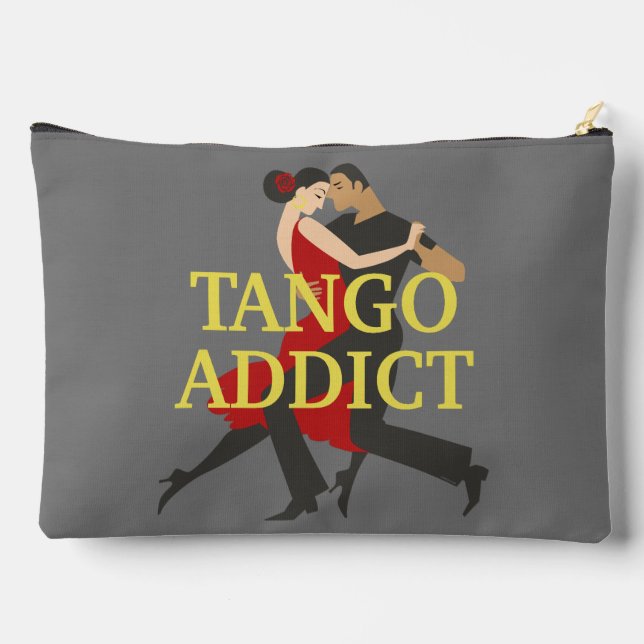 Argentine Tango Addict Dance Couple Accessory Pouch (Back)