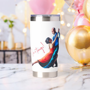 Argentine Tango Dance Passion Couple Art  Insulated Tumbler