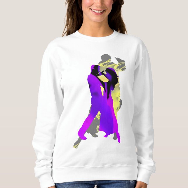 Argentine tango dancers sweatshirt (Front)