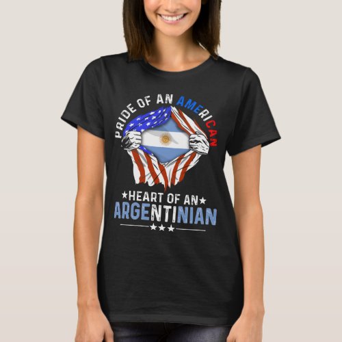Argentinian American Foreign Argentina Flag T_Shirt