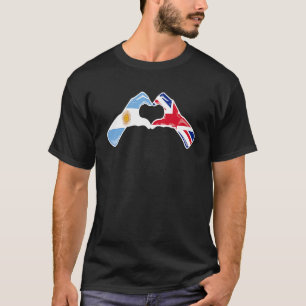 Argentinian British Flag - Argentine United Kingdo T-Shirt