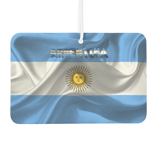 argentinian flag air freshener (Front)