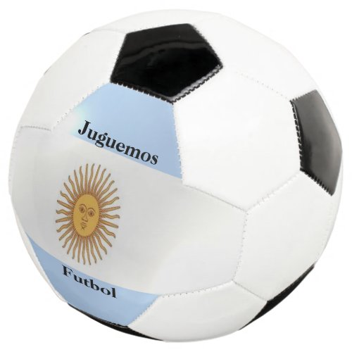 Argentinian Flag Design Soccer Ball