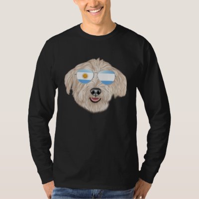 Argentinian Flag Glen of Imaal Terrier Dog Argenti T-Shirt