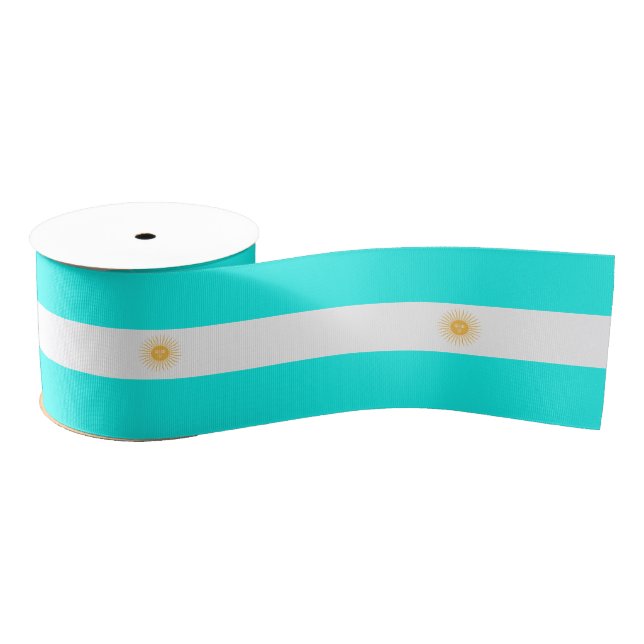 Argentinian flag grosgrain ribbon (Spool)