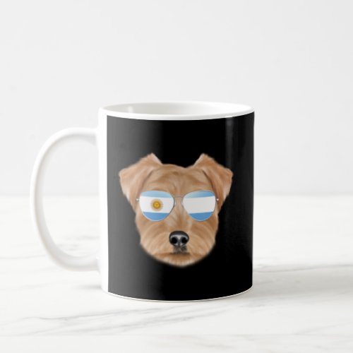 Argentinian Flag Norfolk Terrier Dog Argentina Poc Coffee Mug