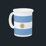 Argentinian Flag Pitcher<br><div class="desc">Awesome Pitcher with Flag of Argentina. This product its customizable.</div>