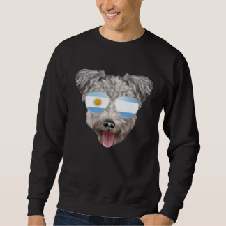 Argentinian Flag Pumi Dog Argentina Pocket Sweatshirt