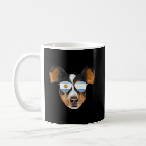 Argentinian Flag Shetland Sheepdog Dog Argentina P Coffee Mug