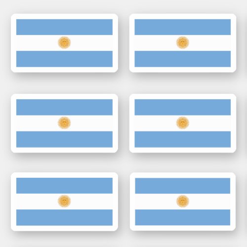 Argentinian flag sticker