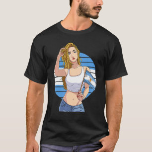 Argentinian Girl Argentina Flag Latino Pride T-Shirt