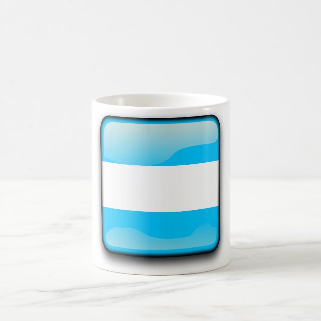 Argentinian polished flag coffee mug (Center)