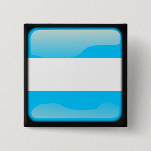 Argentinian polished pinback button