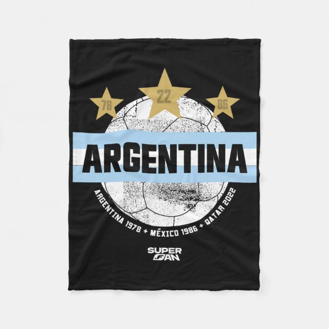 Argentinian Soccer Fan World Cup 2026 _4  Fleece Blanket (Front)