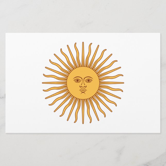 Argentinian Sun Stationery (Front)