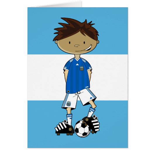 Argentinian World Cup Soccer Boy Cards (Front)