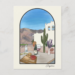 Argetina Watercolor Postcard