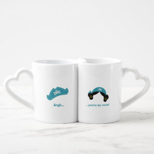 Argh...you're my matey! coffee mug set