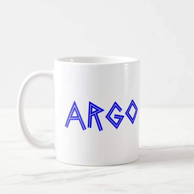 argo coffee mug (Left)