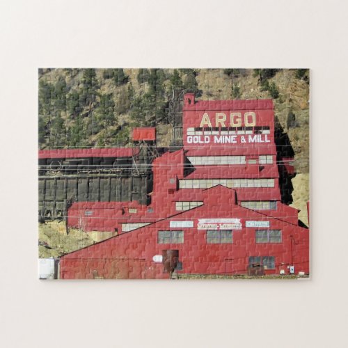 Argo Gold Mine  Mill Idaho Springs Colorado Jigsaw Puzzle