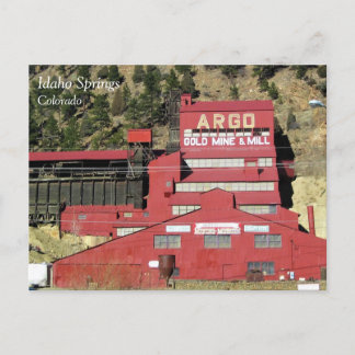Argo Gold Mine & Mill, Idaho Springs, Colorado Postcard