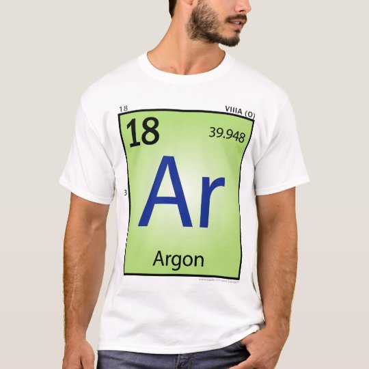 Argon (Ar) Element T-Shirt - Front Only