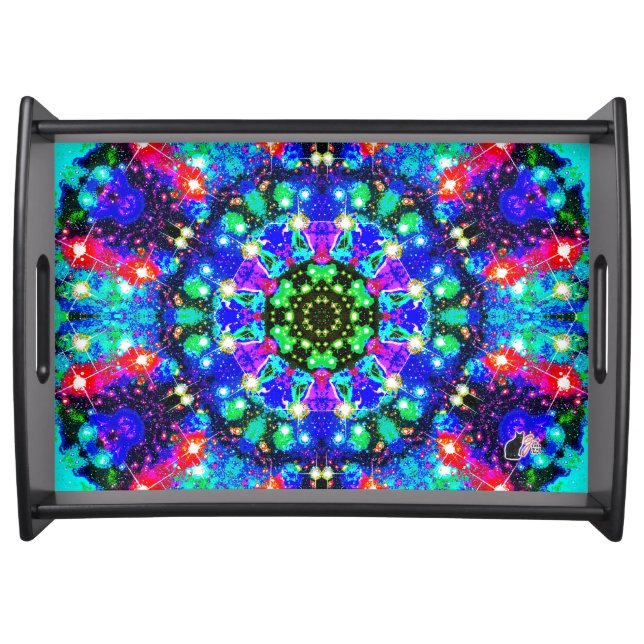 Argon Stellar Kaleid  Serving Tray (Front)
