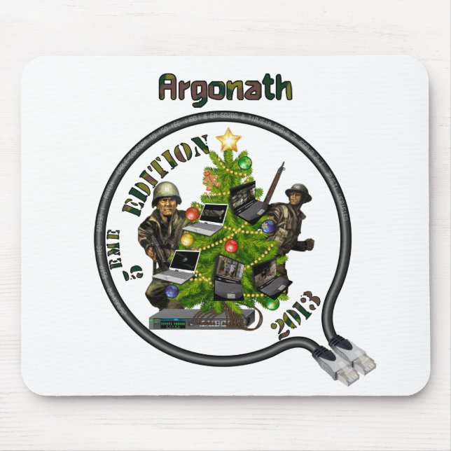 Argonath Christmas Lan Mouse Carpet Mouse Pad (Front)