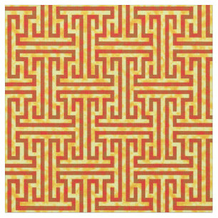 Argos red and orange fabric