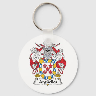 Arguelles Family Crest Keychain