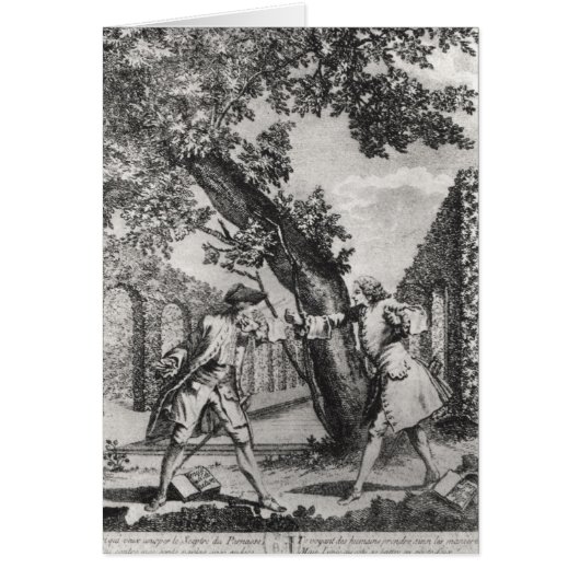 Argument between Jean-Jacques Rousseau Cards (Front)