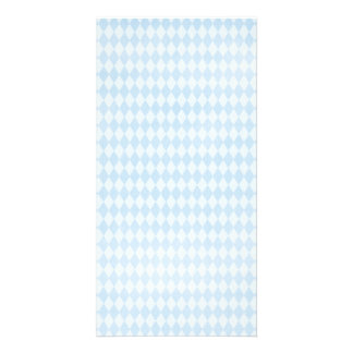 argyle09 LIGHT BABYBLUE POWDER BLUE ARGYLE PATTERN Card