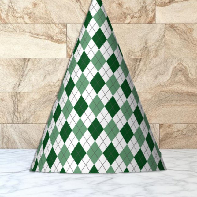 Argyle Birthday Party Hat (Creator Uploaded)